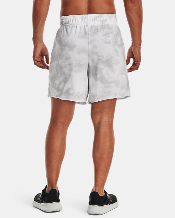 Men's UA Rival Terry 6" Shorts, White, pdpMainDesktop image number 1